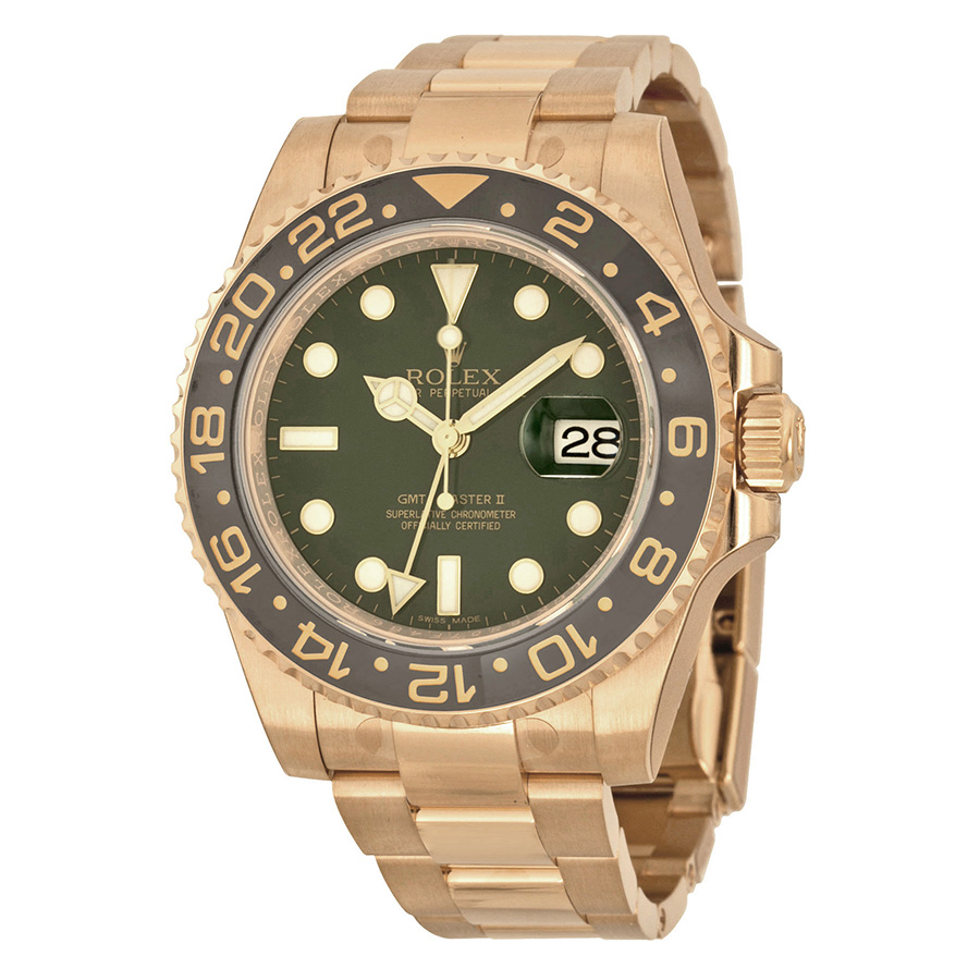 Rolex GMT Master II Green Dial Fake Watches