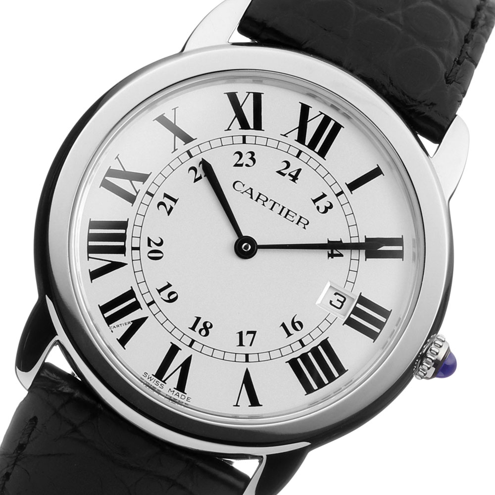 Cartier Ronde Solo De Cartier of white dial replica
