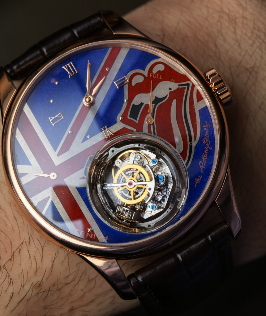 Zenith Academy Christophe Colomb Tribute To The Rolling Stones Watch Hands-On Hands-On 