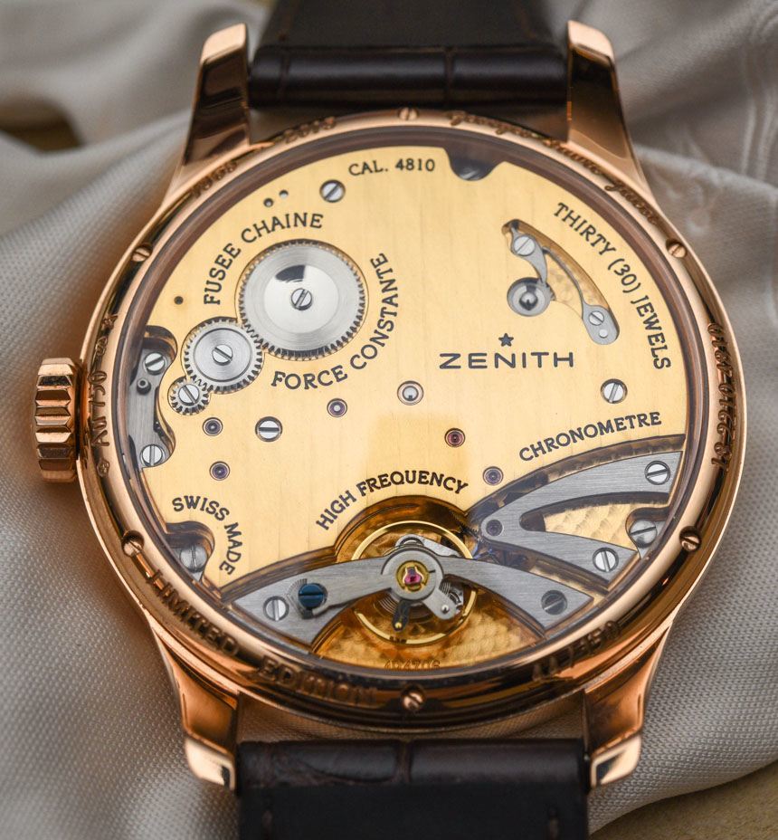 Zenith Academy Georges Favre-Jacot Watch With Fusee And Chain Hands-On Hands-On 