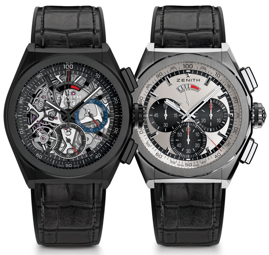 Zenith Defy El Primero 21 Watch With 1/100th Of A Second Chronograph Watch Releases 