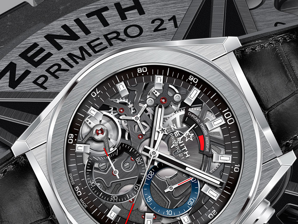 Zenith Defy El Primero 21 Watch With 1/100th Of A Second Chronograph Watch Releases 