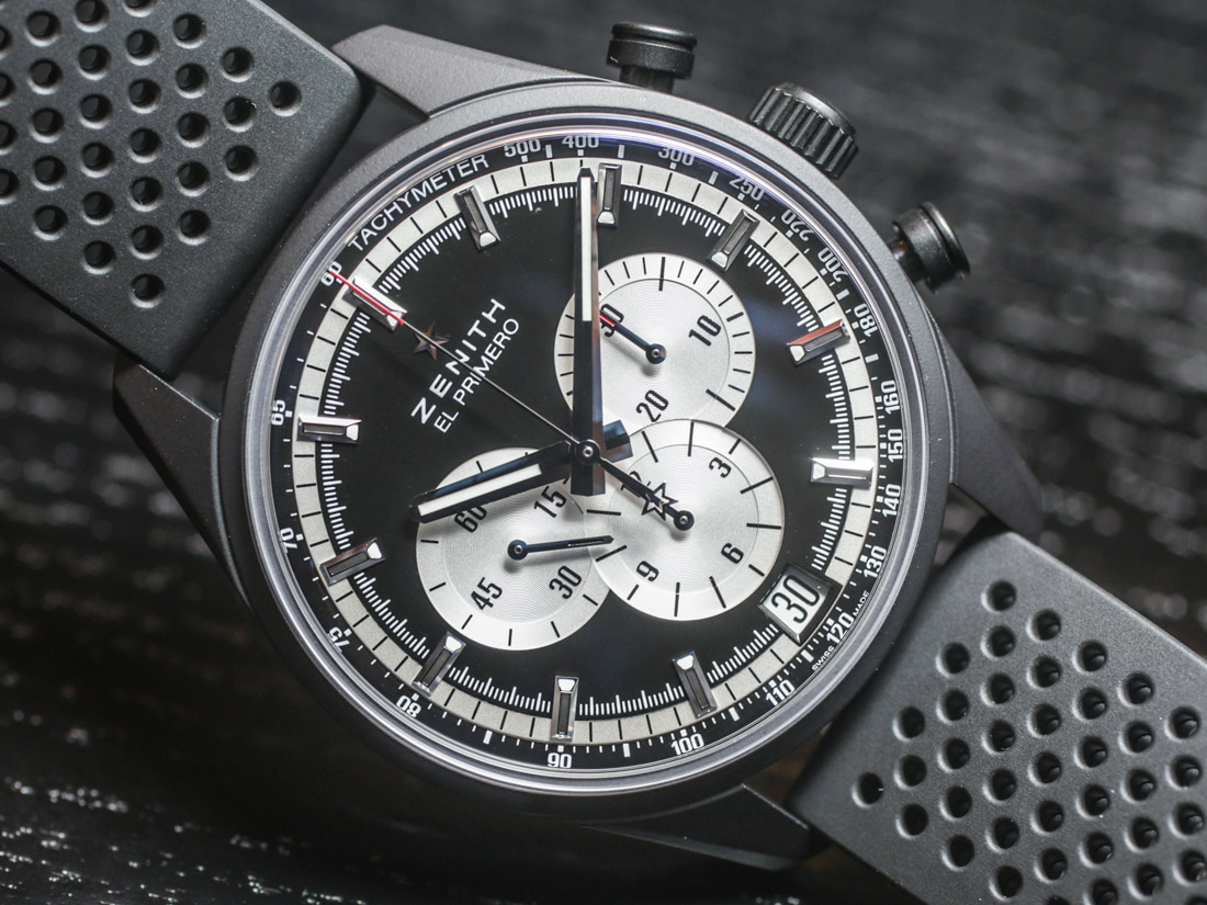 Zenith El Primero 36,000 VPH Black & White Watches For 2017 Hands-On 