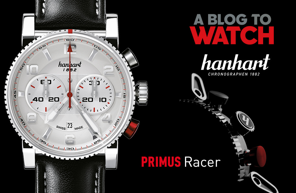 WATCH GIVEAWAY: Hanhart PRIMUS Racer Silver Steel Automatic Chronograph Watch Giveaways 