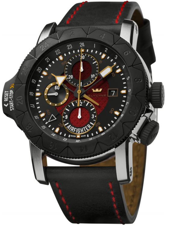 glycine airman airfighter chronograph replica watch