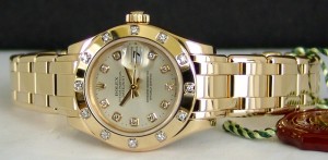 Ladies Rolex Oyster Perpetual Pearlmaster