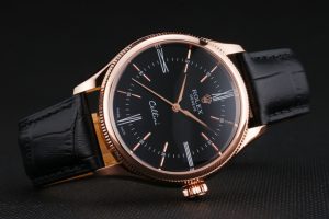 Rose Gold Rolex Cellini Time Replica Watch