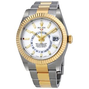 Rolex Oyster Perpetual Sky-Dweller Automatic Men's Two-tone Watch 326933WSO